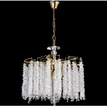 Chandelier on a chain 6xE14/60W/230V d. 46 cm gold