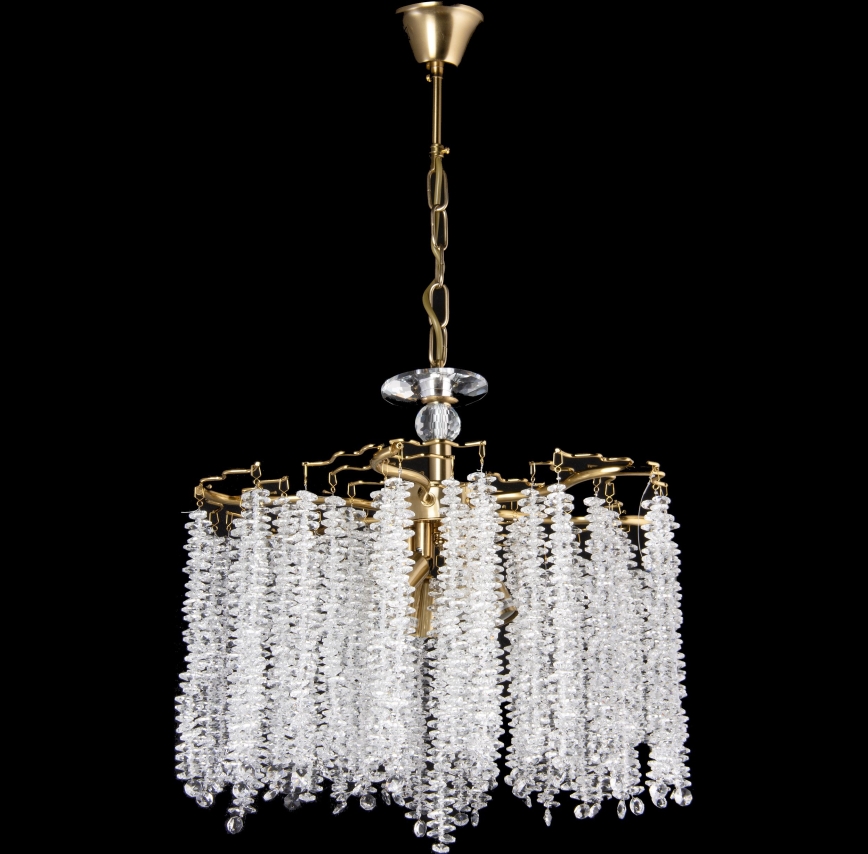 Chandelier on a chain 6xE14/60W/230V d. 46 cm gold