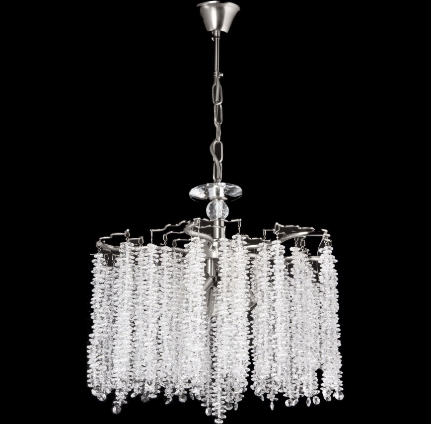 Chandelier on a chain 6xE14/60W/230V d. 46 cm shiny chrome