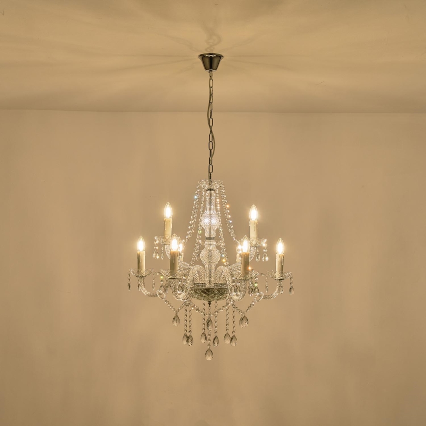 Chandelier on a chain 9xE14/15W/230V