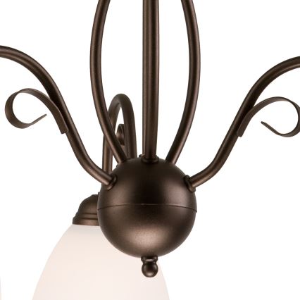 Chandelier on a chain ADELLE 3xE27/60W/230V