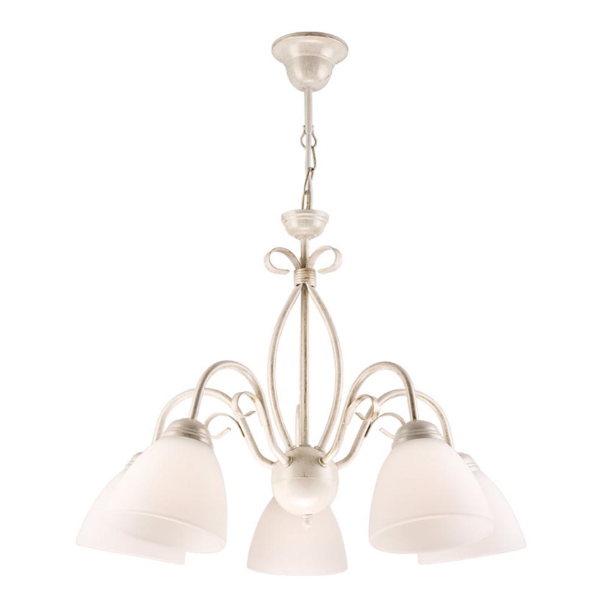 Chandelier on a chain ADELLE 5xE27/60W/230V