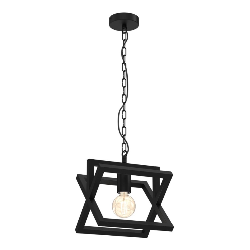 Chandelier on a chain ARNOLD 1xE27/60W/230V black