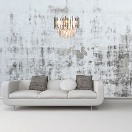 Chandelier on a chain ASPEN 6xE14/40W/230V