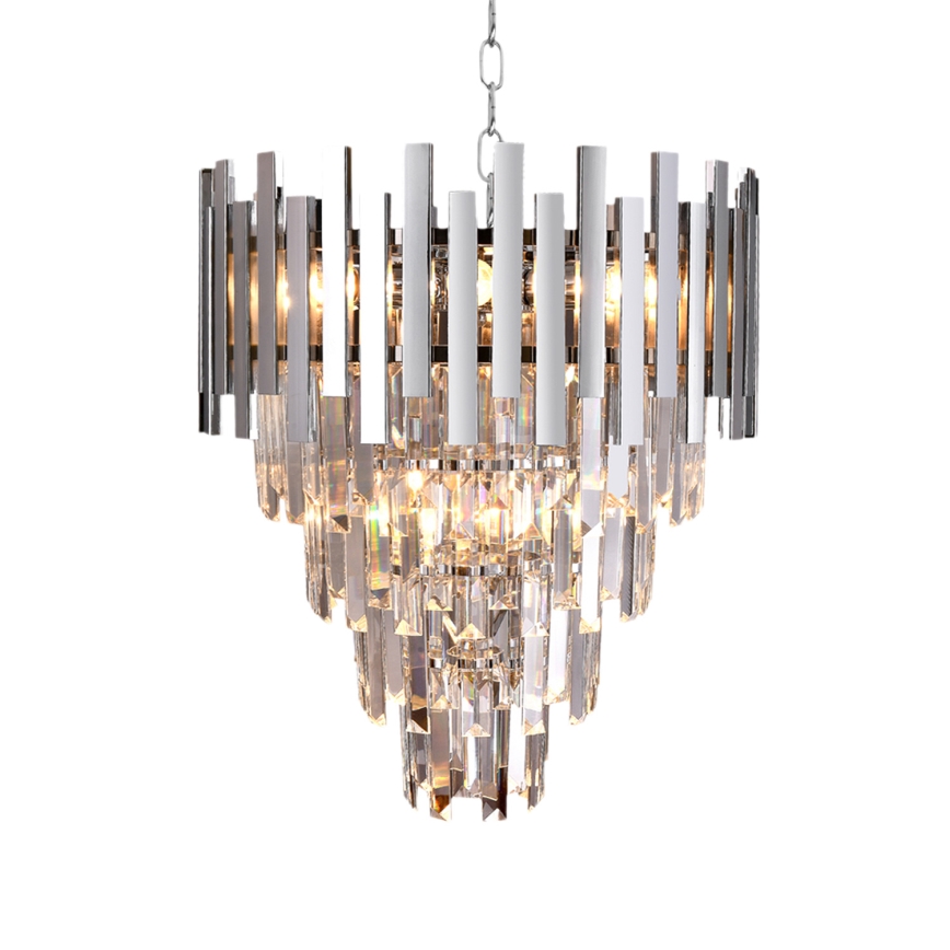 Chandelier on a chain ASPEN 9xE14/40W/230V