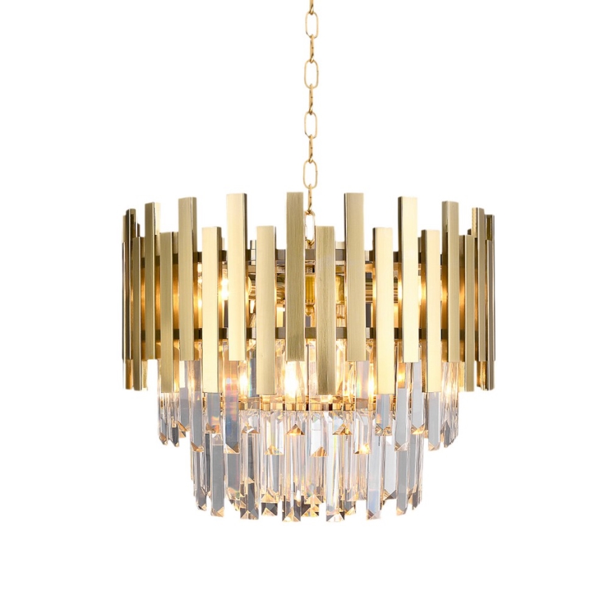 Chandelier on a chain ASPEN GOLD 6xE14/40W/230V