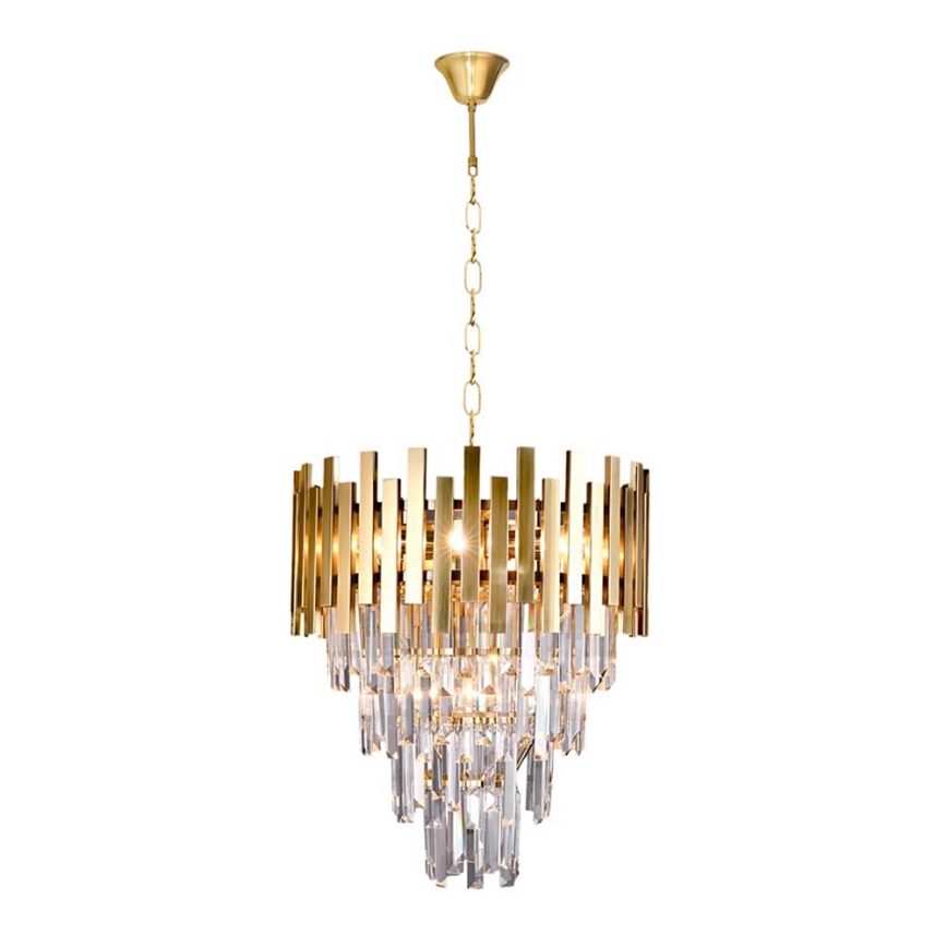 Chandelier on a chain ASPEN GOLD 9xE14/40W/230V