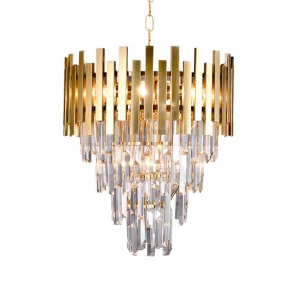 Chandelier on a chain ASPEN GOLD 9xE14/40W/230V