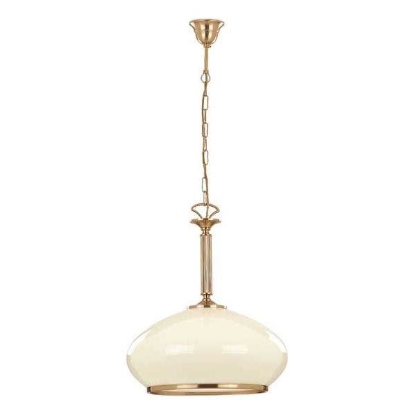 Chandelier on a chain ASTORIA 1xE27/15W/230V gold