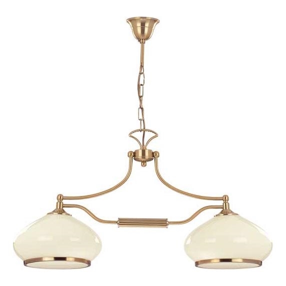 Chandelier on a chain ASTORIA 2xE27/15W/230V gold