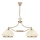 Chandelier on a chain ASTORIA 2xE27/15W/230V gold