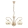 Chandelier on a chain ASTORIA 3xE27/15W/230V gold