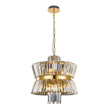 Chandelier on a chain AURELIA 12xE14/40W/230V gold
