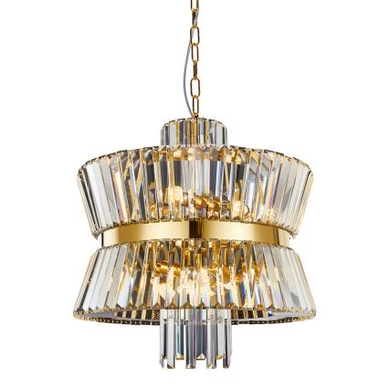 Chandelier on a chain AURELIA 12xE14/40W/230V gold