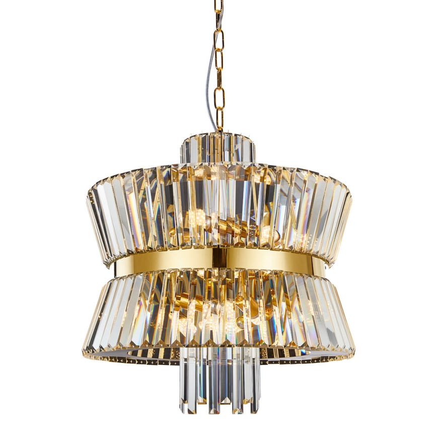 Chandelier on a chain AURELIA 12xE14/40W/230V gold
