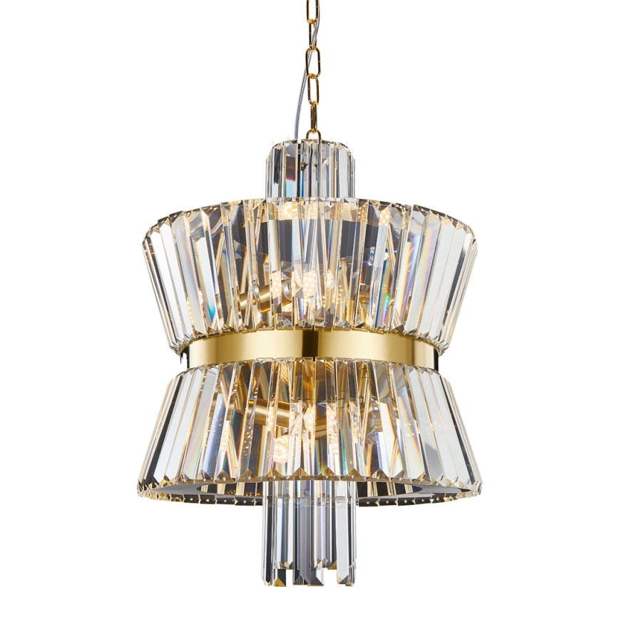 Chandelier on a chain AURELIA 8xE14/40W/230V gold