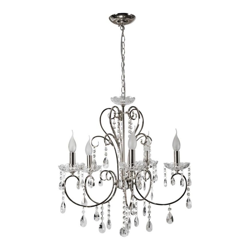 Chandelier on a chain AURORA 5xE14/40W/230V