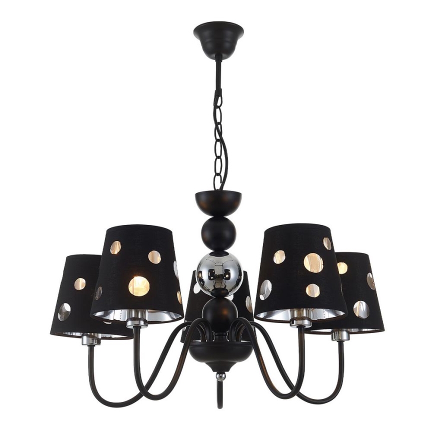 Chandelier on a chain BATLEY 5xE14/60W/230V