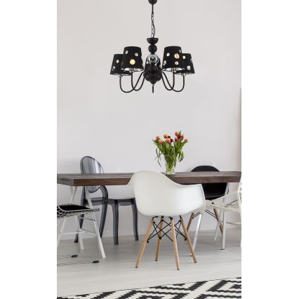 Chandelier on a chain BATLEY 5xE14/60W/230V