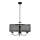 Chandelier on a chain BRESSO 4xE14/12W/230V black