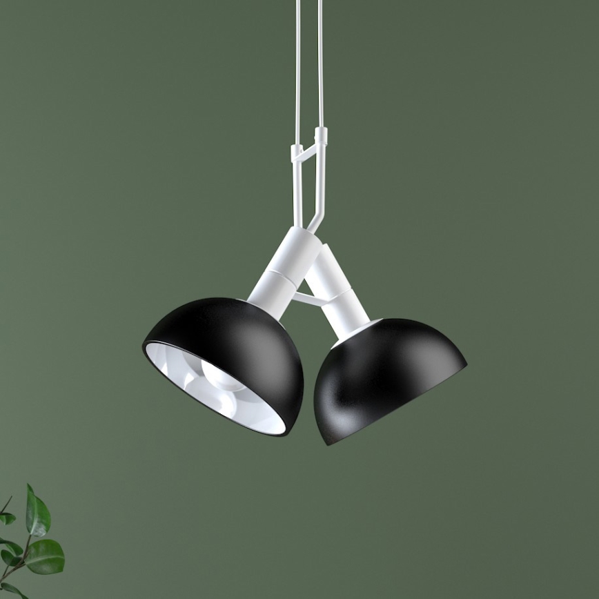 Chandelier on a chain BUFFI 2xE27/60W/230V