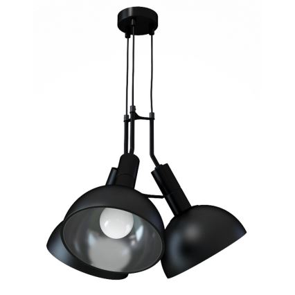 Chandelier on a chain BUFFI 3xE27/60W/230V