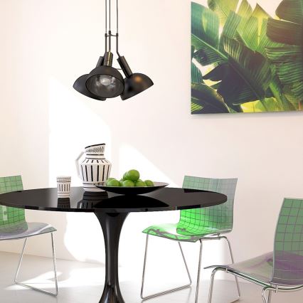 Chandelier on a chain BUFFI 3xE27/60W/230V