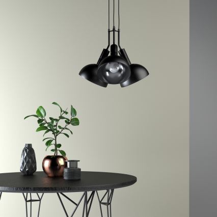 Chandelier on a chain BUFFI 3xE27/60W/230V