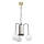 Chandelier on a chain CAMBRIDGE 3xE14/60W/230V black/brass
