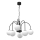 Chandelier on a chain CAMBRIDGE 6xE14/60W/230V black
