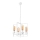 Chandelier on a chain CEDRIC II 4xE27/60W/230V white
