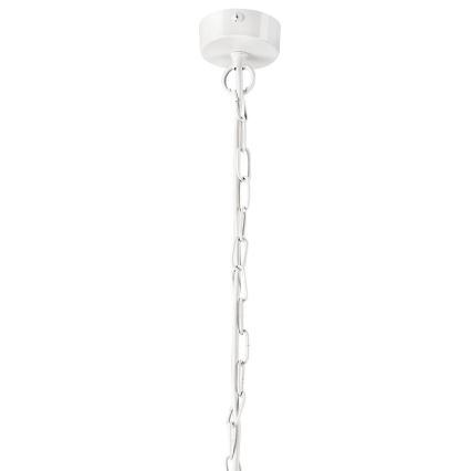 Chandelier on a chain CEDRIC II 4xE27/60W/230V white