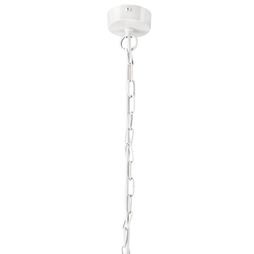 Chandelier on a chain CEDRIC II 4xE27/60W/230V white