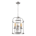 Chandelier on a chain CONSTANTINE 3xE27/60W/230V matte chrome