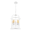 Chandelier on a chain CONSTANTINE 5xE27/60W/230V white