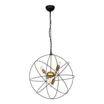Chandelier on a chain COPERNICUS 4xE14/15W/230V