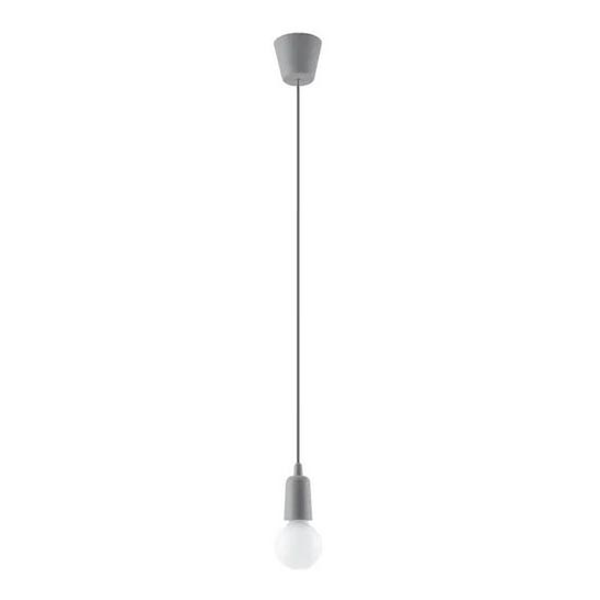 Chandelier on a chain DIEGO 1xE27/60W/230V grey