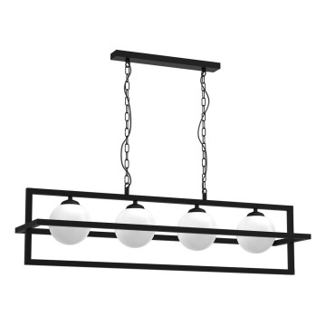 Chandelier on a chain DIEGO 4xE14/40W/230V black