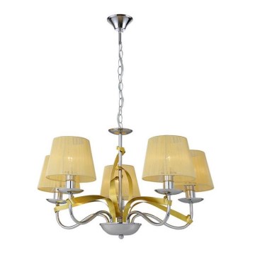 Chandelier on a chain DIVA 5xE14/40W/230V