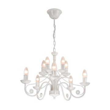 Chandelier on a chain DONATO 10xE14/40W/230V