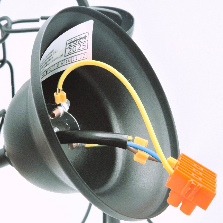 Chandelier on a chain DONATO 3xE14/40W/230V black