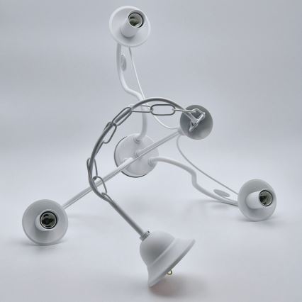 Chandelier on a chain DONATO 3xE14/40W/230V white