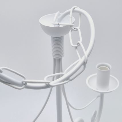 Chandelier on a chain DONATO 3xE14/40W/230V white
