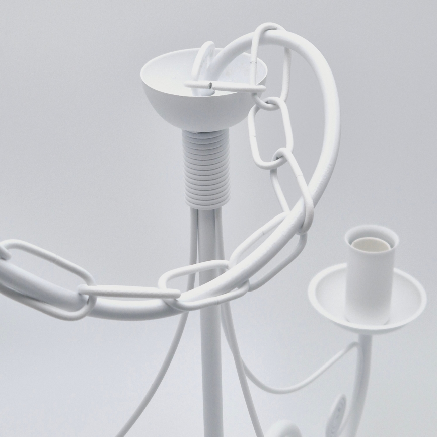 Chandelier on a chain DONATO 3xE14/40W/230V white