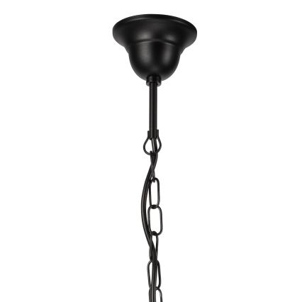 Chandelier on a chain DONATO 5xE14/40W/230V black