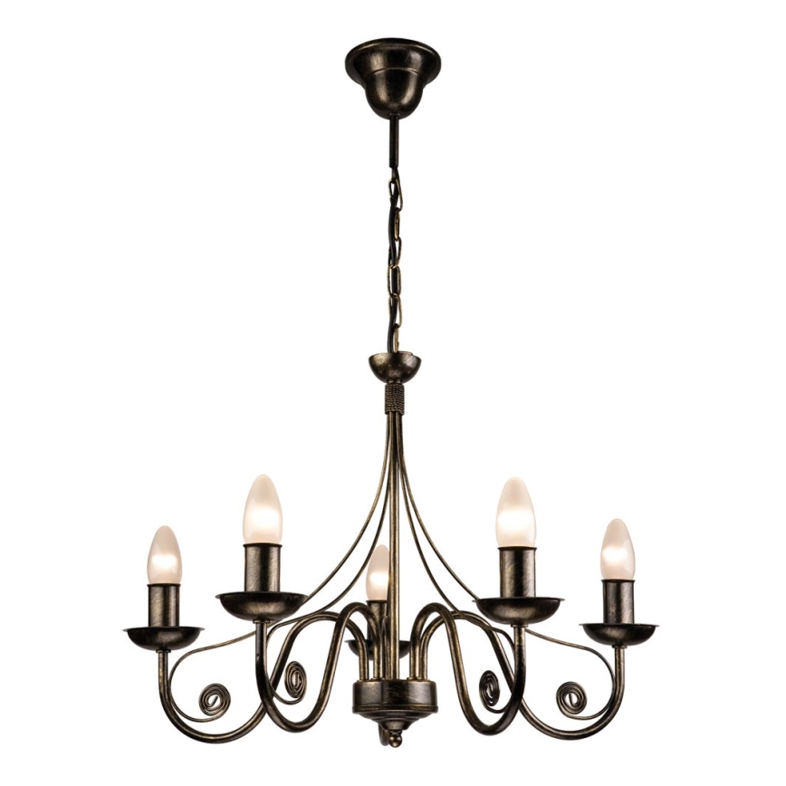 Chandelier on a chain  DONATO 5xE14/40W/230V
