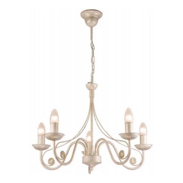 Chandelier on a chain DONATO 5xE14/40W/230V