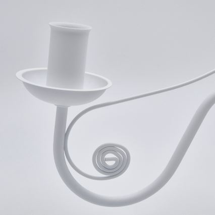 Chandelier on a chain DONATO 5xE14/40W/230V white