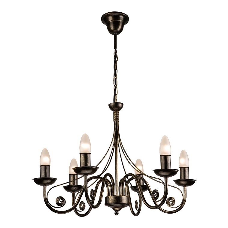 Chandelier on a chain DONATO 6xE14/40W/230V