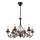 Chandelier on a chain DONATO 6xE14/40W/230V